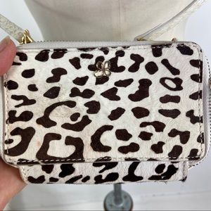 Punchcase Leslie Hsu fur leopard print crossbody